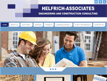 Tablet Screenshot of helfrich-associates.com